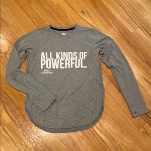 Girls Athleta long Sleeve T
